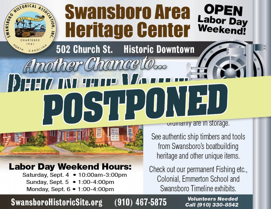 Heritage Center Labor Day Weekend Hours