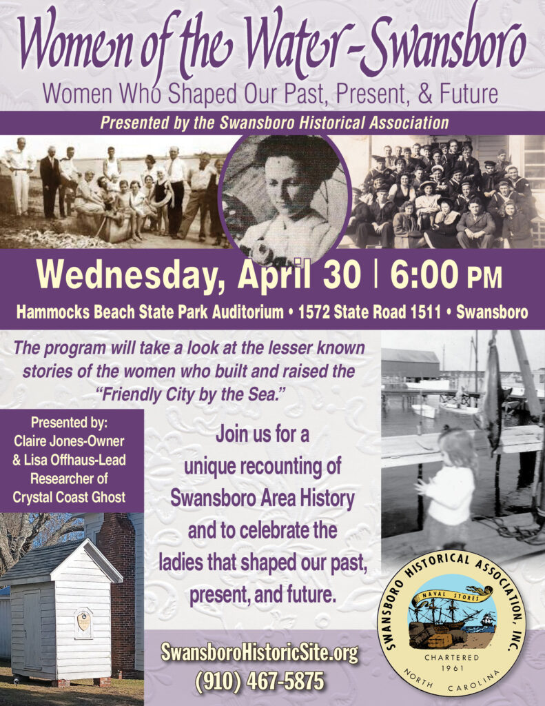 Women of the Water-Swansboro – Women Who Shaped Our Past, Present, & Future